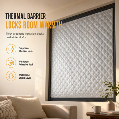 🔥Last Day 56% OFF 🏠Graphene Thermal Insulated Window Curtain for Winter Windproofing