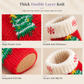 🎄LIMITED-TIME 53% OFF! ⏰Christmas Knitted Chair Leg Covers with Felt Pads Non Slip Thickened Table Feet Socks Floor Protectors 4-Piece Set