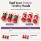 🎄LIMITED-TIME 53% OFF! ⏰Christmas Knitted Chair Leg Covers with Felt Pads Non Slip Thickened Table Feet Socks Floor Protectors 4-Piece Set