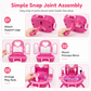 📢📢51%  OFF !! ⏰Kids’ Pretend Makeup Vanity Suitcase – Portable Dress-Up Toy Set for Girls