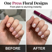 🔥55% OFF!!📢💅 Professional Nail Art Stamping Tool Kit – Create Salon-Style Patterns at Home, Easy for Beginners & Nail Lovers ✨