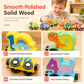 🥳2026 HOT SALE🥳💞50K+ SOLD! 🚂🔢 55% OFF! Magnetic Wooden Number Train Toy – connectable cars, early counting & imaginative floor play. Safe, smooth polished wood for ages 3+! 🛡️💚