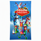 🎄Xmas Sale - 50% OFF❤️Christmas Door Cover - Santa & Reindeer Stretch Fabric Door Banner with 4-Side Elastic Edges, DIY Door Handle Cutout, Slip-On Front Door Holiday Decor