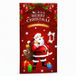 🎄Xmas Sale - 50% OFF❤️Christmas Door Cover - Santa & Reindeer Stretch Fabric Door Banner with 4-Side Elastic Edges, DIY Door Handle Cutout, Slip-On Front Door Holiday Decor