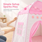 📢📢 54% OFF🏰Kids Princess Castle Play Tent – Indoor Playhouse & Cozy Secret Hideaway for Toddlers