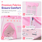 📢📢 54% OFF🏰Kids Princess Castle Play Tent – Indoor Playhouse & Cozy Secret Hideaway for Toddlers