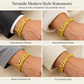 ⏳🔥LIMITED-TIME 54% OFF! ⏰⌚ Men's Vietnamese Sand-Gold Style Bracelet – Matte Sandblasted Finish & Watch Clasp💎