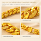 ⏳🔥LIMITED-TIME 54% OFF! ⏰⌚ Men's Vietnamese Sand-Gold Style Bracelet – Matte Sandblasted Finish & Watch Clasp💎