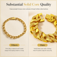⏳🔥LIMITED-TIME 54% OFF! ⏰⌚ Men's Vietnamese Sand-Gold Style Bracelet – Matte Sandblasted Finish & Watch Clasp💎