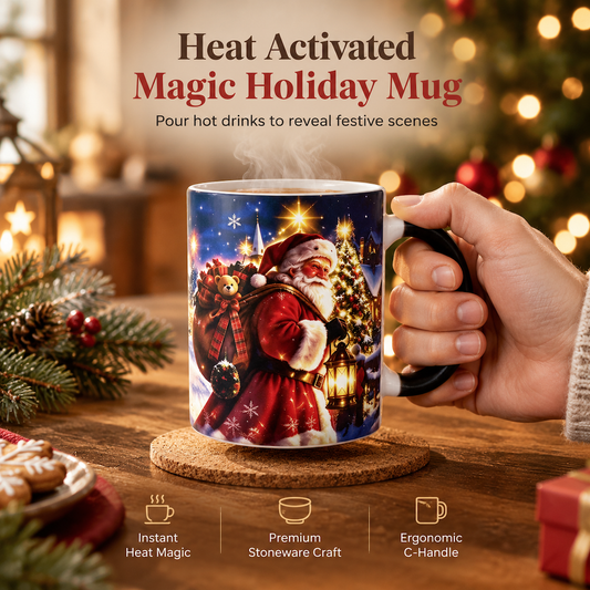 🎉 56% OFF! 🎅 Christmas Heat-Activated Color-Changing Mug – Watch the Festive Scene Appear with Hot Drinks ✨