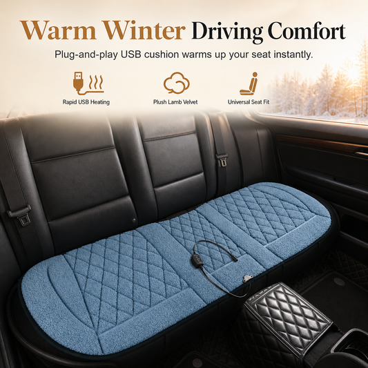 🚗52% OFF NOW!❄️🔥 Heated car seat cushion | Electrically heated, warms up quickly for car seats 🚗