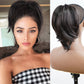Synthetic Claw Clip In Ponytail Hair Extensions Diy Hairpiece Hair Bun