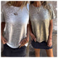 🔥New Hot Sale 🔥Gold Foil Short-sleeved T-shirt