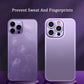 For iPhone 13/14 Titanium Alloy Double-sided Glass All-inclusive Phone Case