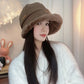 [Winter Essentials]Women's Fashion Coldproof Padded Faux Fur Trimmed Fisherman Hat