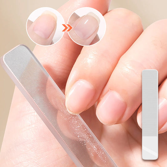 Durable Crystal Glass Fingernail File For Nail Care