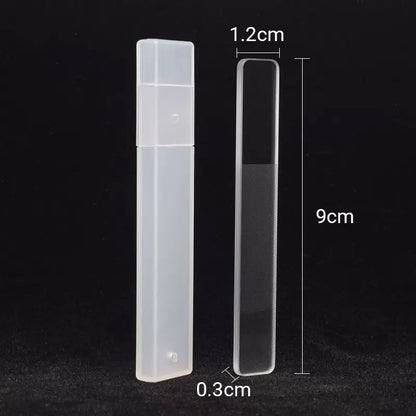 Durable Crystal Glass Fingernail File For Nail Care